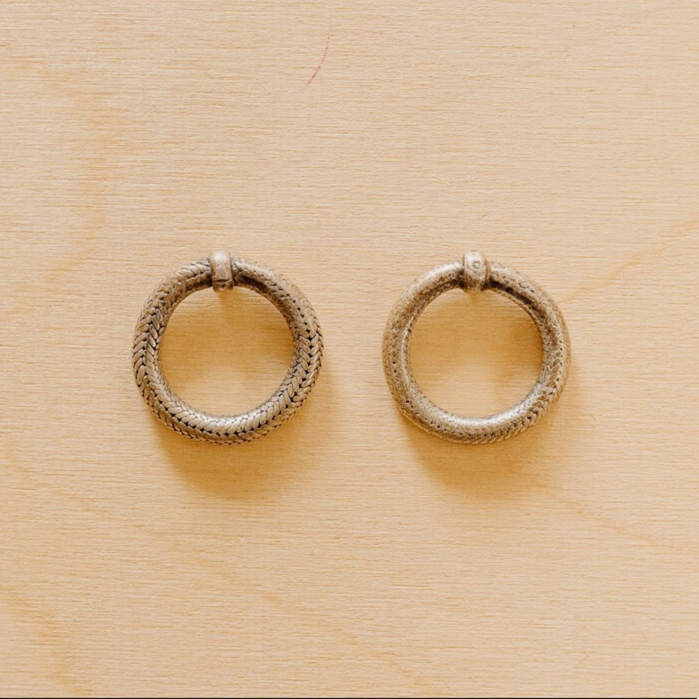 Artesian Metal Snake Pattern Ring Set From Paris - image 2